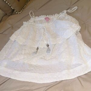 Beautiful Lilly tank with ruffles